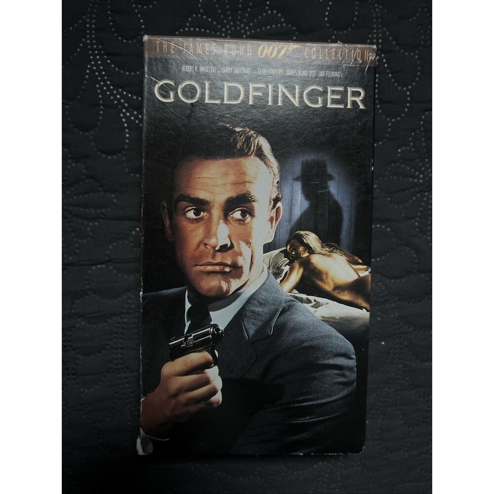 James Bond: Goldfinger (1964, VHS) Action/Thriller Movie Collectible Vintage